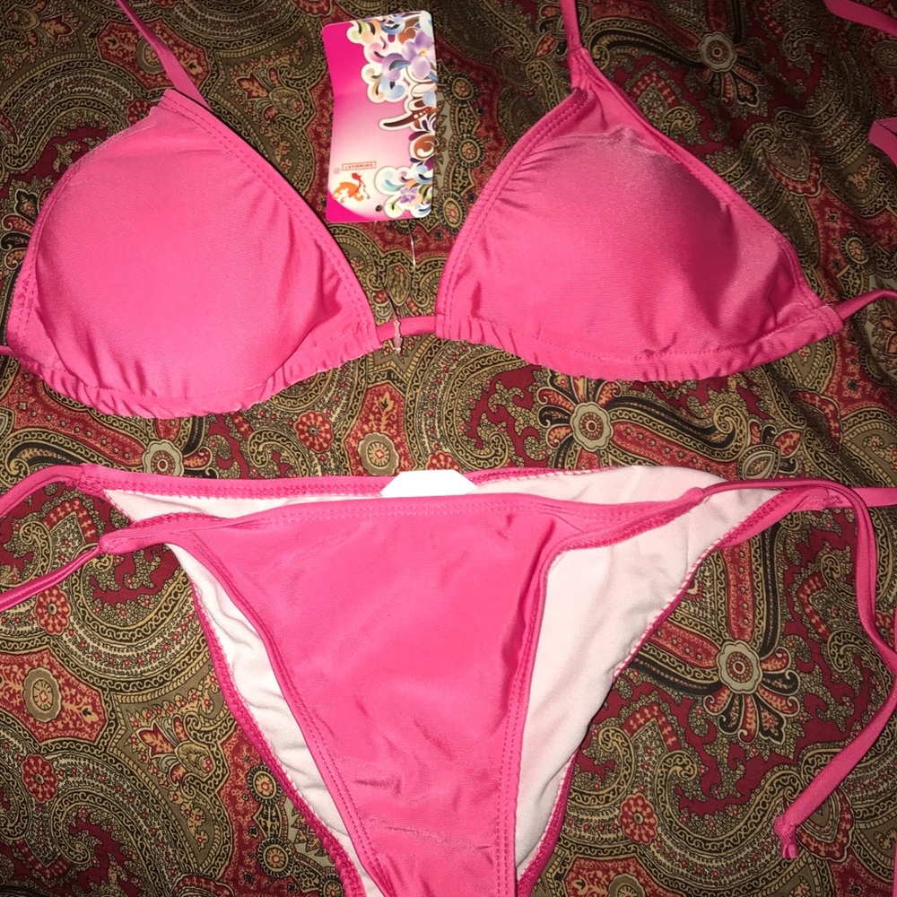 COPY - Ladies string bikini. Hot pink. Size M/L